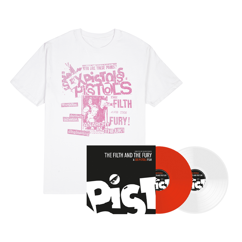 Bundle: The Filth & The Fury 25th Anniversary T-Shirt + The Filth & The Fury: Vinyl 2LP