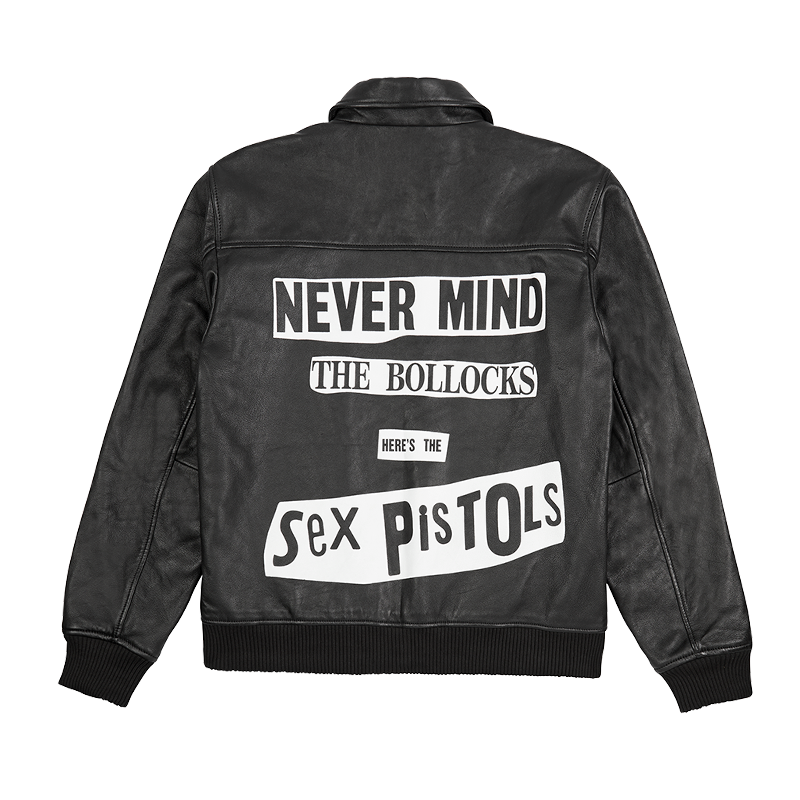 50th Jubilee Never Mind The Bollocks Leather Jacket - Sex Pistols