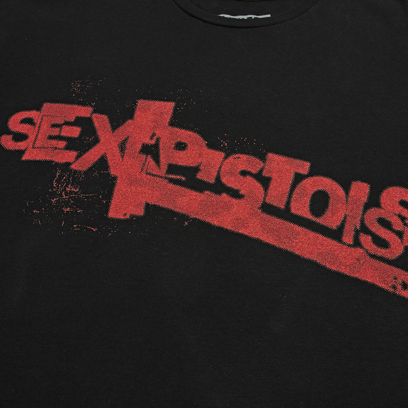 The Sex Pistols T-Shirt Anarchy In The UK Logo Officiel Homme Noir