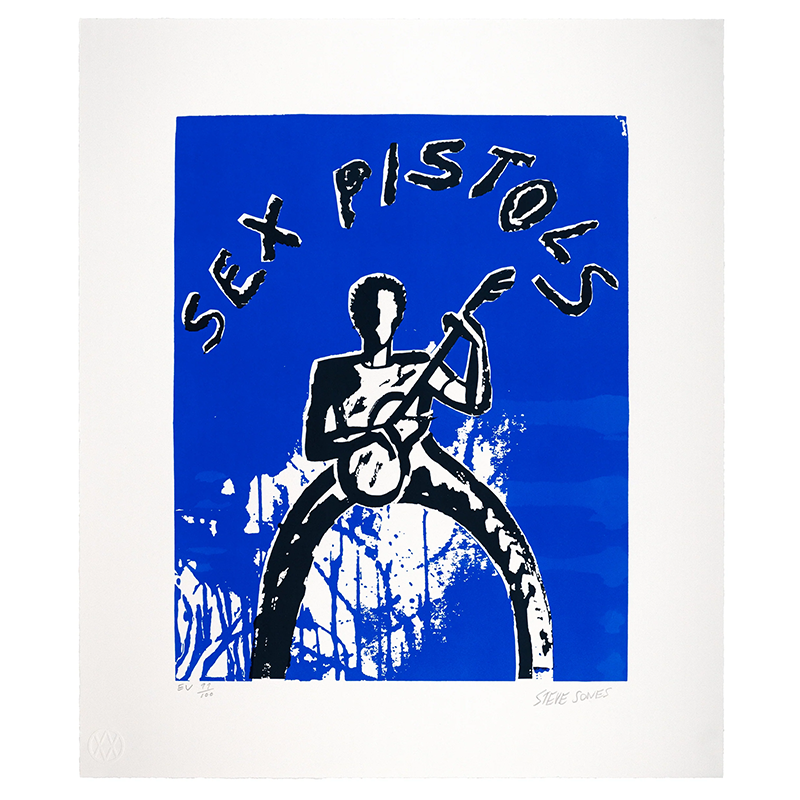 Sex Pistols - Jamie Reid - Cutie Jones and The Sex Pistols Signed Print