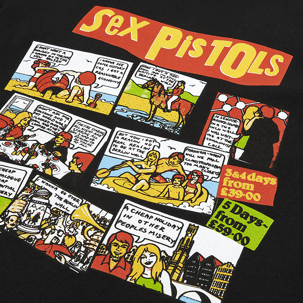 Holidays in the Sun Black Long Sleeve Sex Pistols 