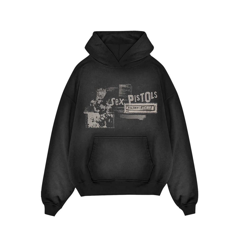 Sex Pistols - Filthy Lucre Black Washed Hoodie