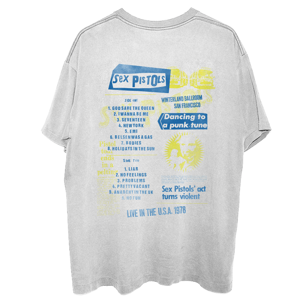 Sex Pistols - Live In The USA '78 San Francisco T-Shirt