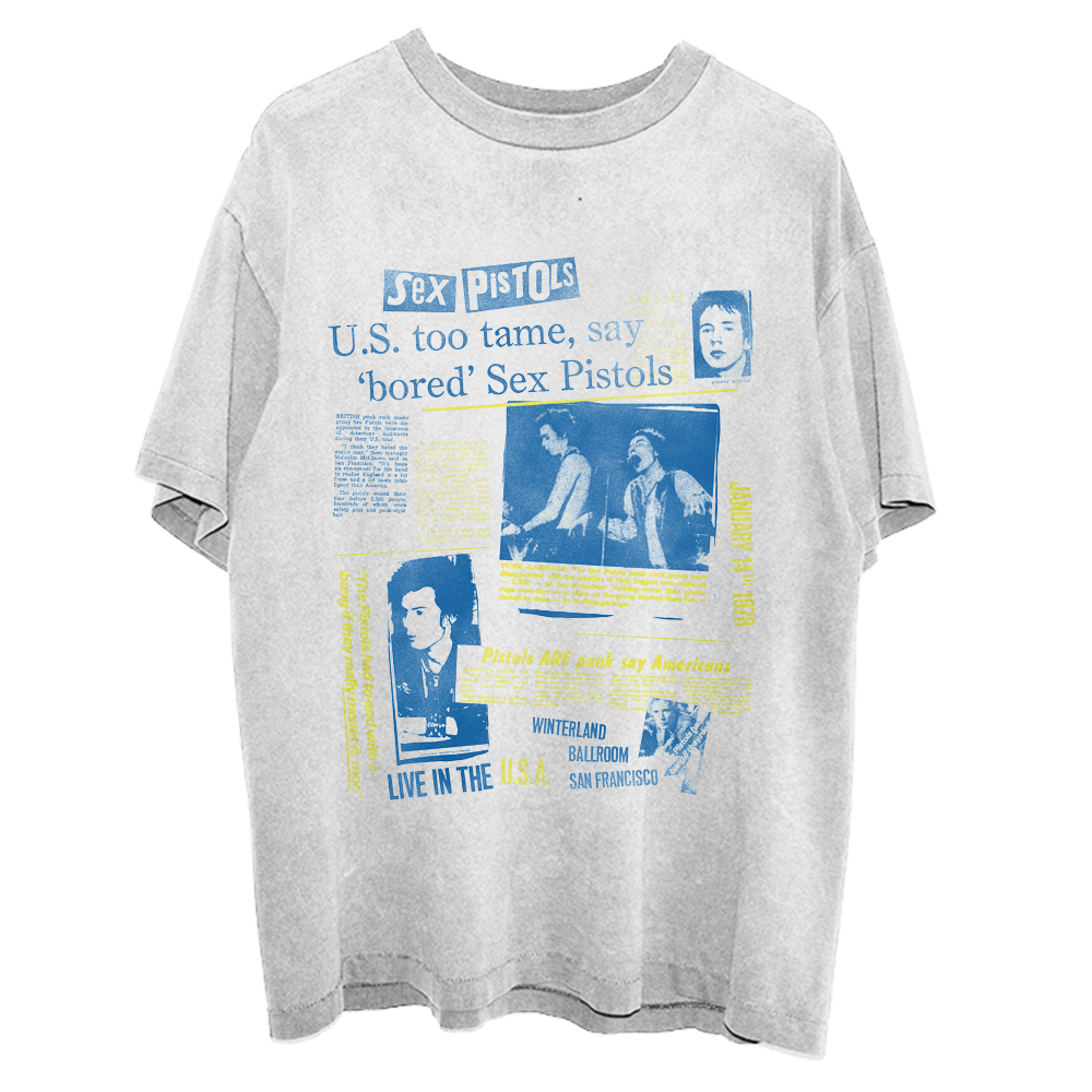 Sex Pistols - Live In The USA '78 San Francisco T-Shirt