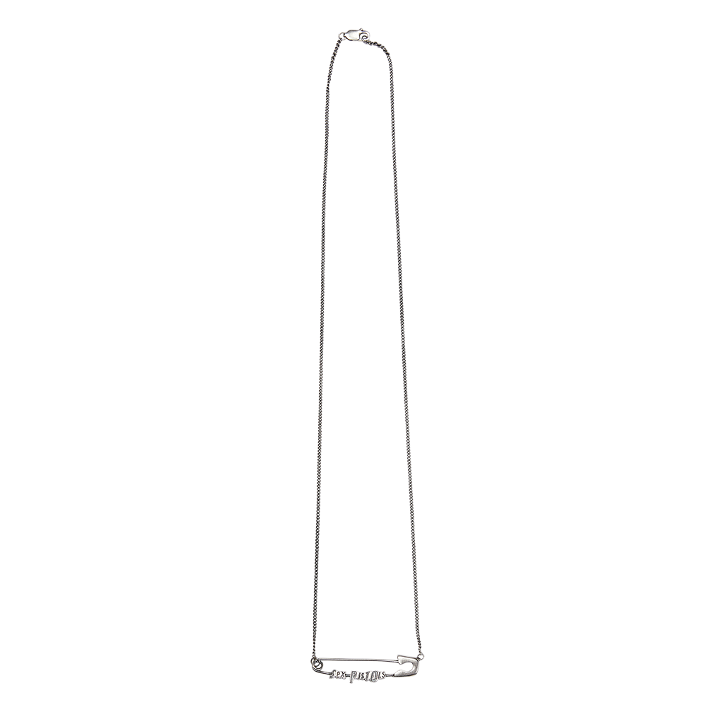 Sex Pistols - Sex Pistols Sterling Silver Safety Pin Necklace