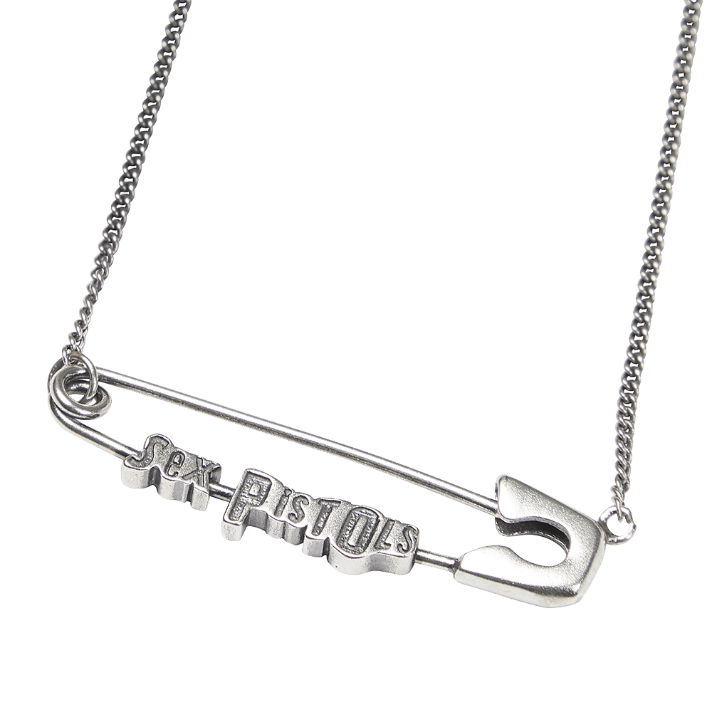 Sex Pistols - Sex Pistols Sterling Silver Safety Pin Necklace