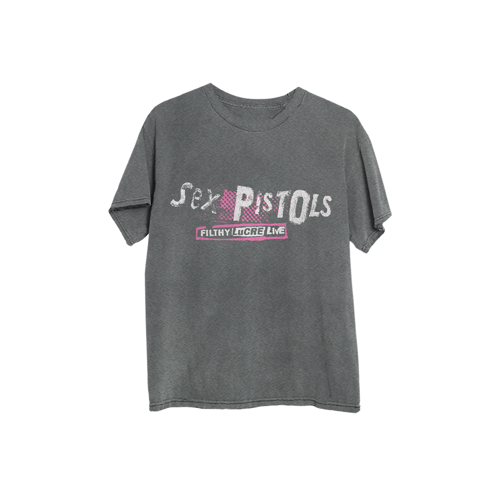 Sex Pistols - Filthy Lucre Grey Washed Tee