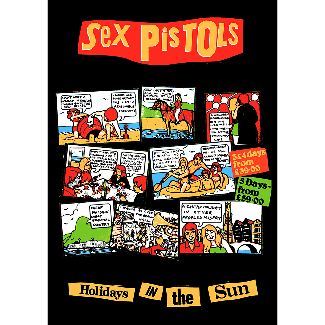 Sex Pistols - Holidays in the Sun Poster