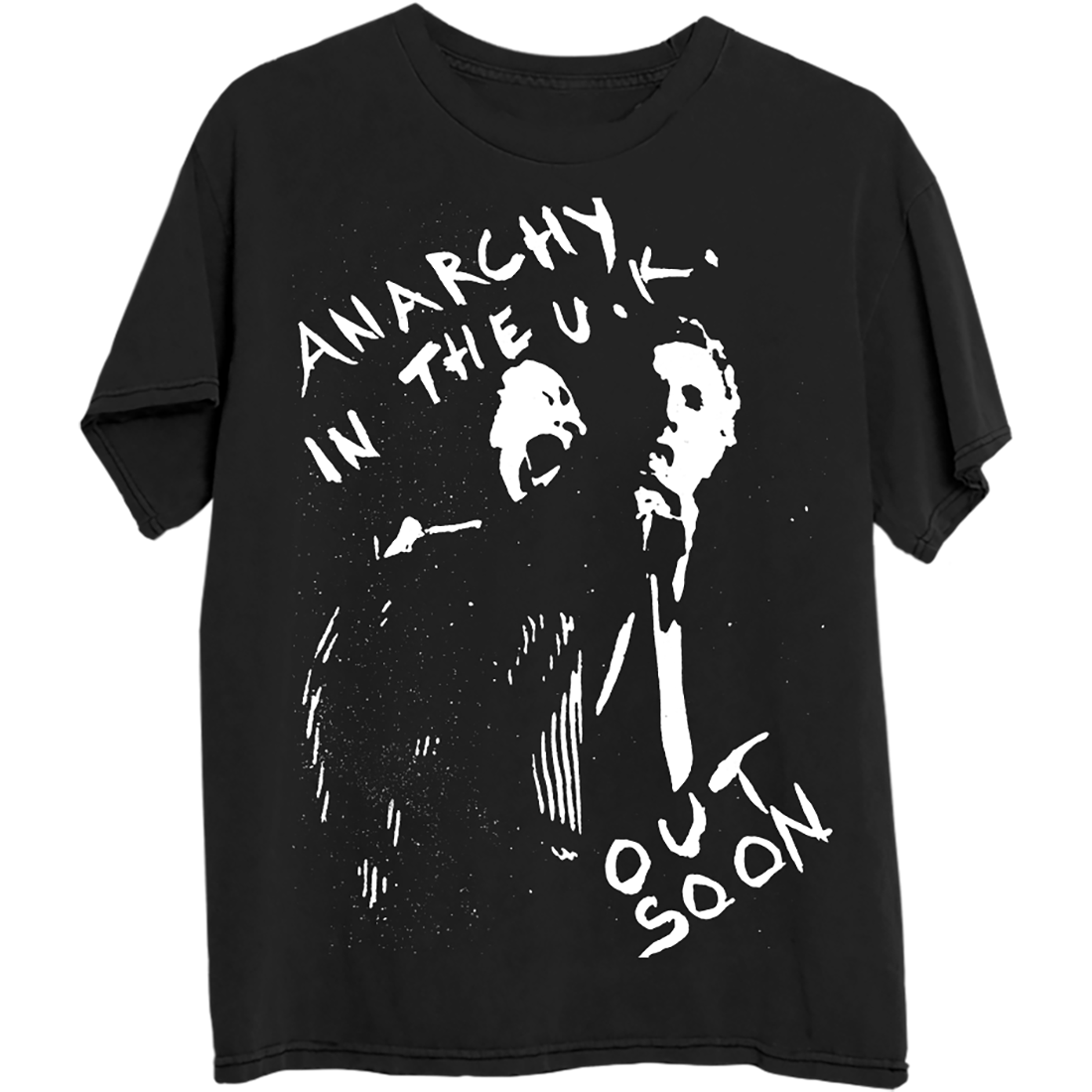 Sex Pistols - Anarchy in the UK Out Soon Black T-Shirt